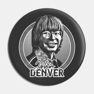 John Denver / Retro Fan Artwork Pin