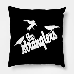 Stranglers Crows White Pillow