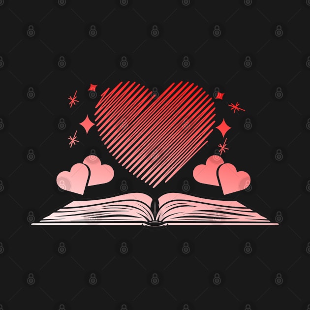 Reading Love Books by ShirtsShirtsndmoreShirts