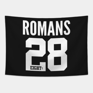 Romans 8:28 Bible Scripture Verse Christian Tapestry