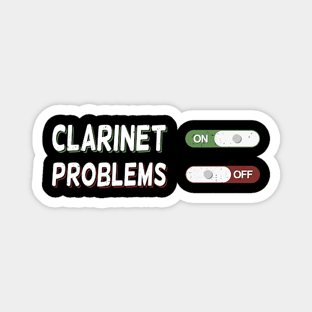 Clarinet Player Clarinetist Gift Magnet by Dolde08