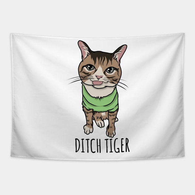 Sherman Ditch Tiger Kids Apparel Tapestry by Official Smerch