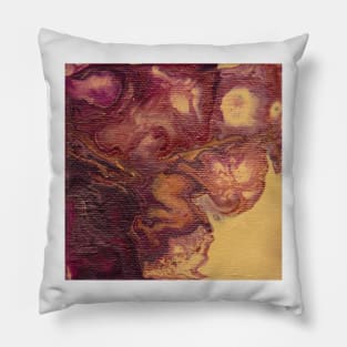 Fluid: Violet / Yellow Pillow