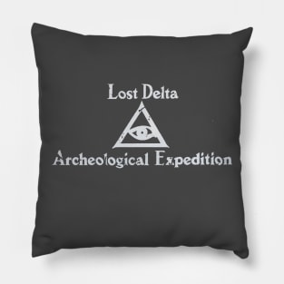 Lost Delta Archaeological Expedition Pillow