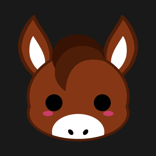 Cute Brown Mule by alien3287