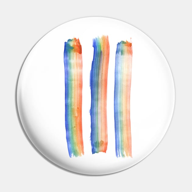 Rainbow brush strokes Pin by AnnArtshock