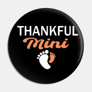 Pregnancy reveal thanksgiving mom and baby mini Pin