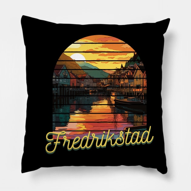 Fredrikstad - Norwegian Pillow by letrirs