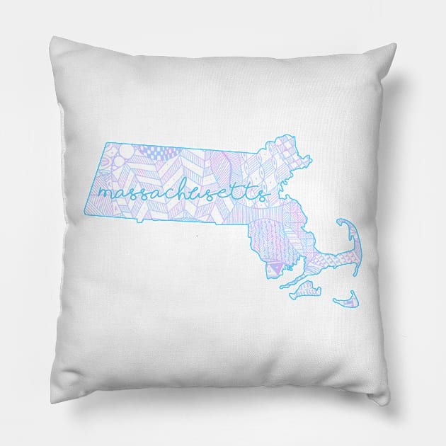 Massachusetts Pillow by ally1021