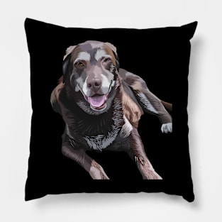 let's play with me-vector art Pillow