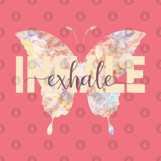 Inhale Exhale Yoga Butterfly by Heartsake