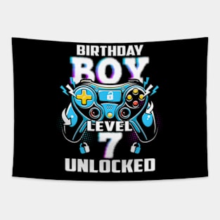 Level 7  Video Game 7th Birthday Tapestry