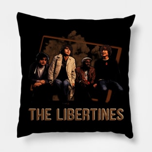 Indie Anthem Ensemble Libertine Vintage Music Scenes Apparel Pillow