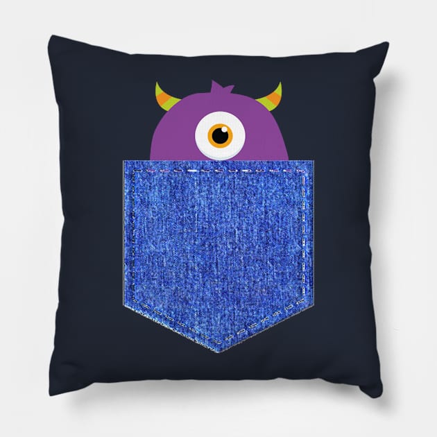 Pocket Monster Pillow by Specialstace83