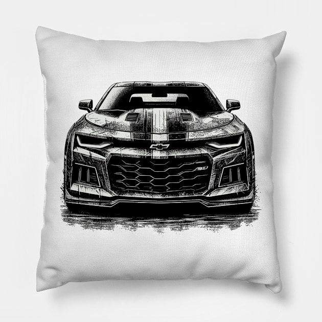 Chevrolet Camaro Pillow by Vehicles-Art