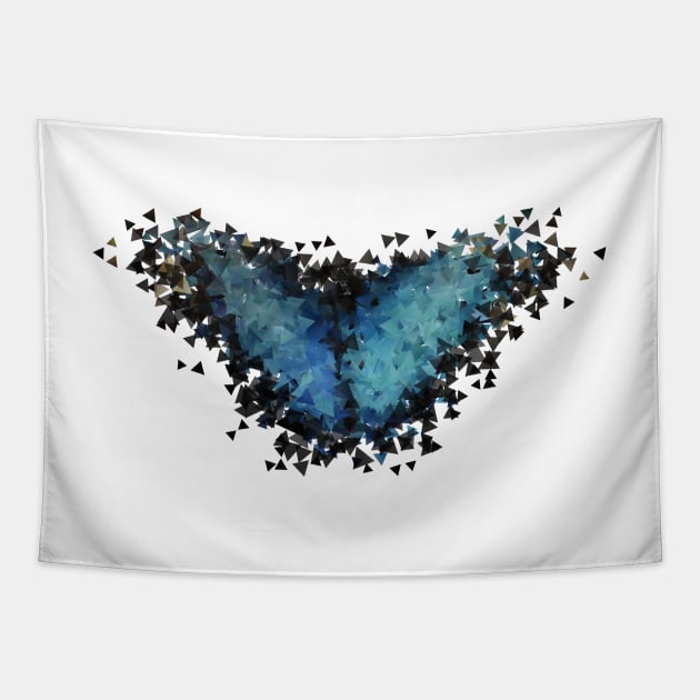 Blue Morpho Butterfly Tapestry by DigitalShards