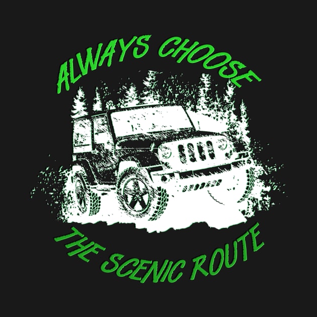 Always Choose the Scenic Route by Insaneluck