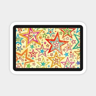 Colorful Stars, Case Magnet