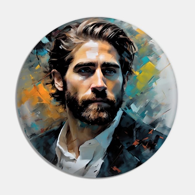 Portrait of Jake Gyllenhaal Pin by bogfl