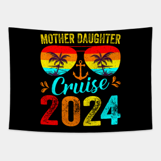 Cruise Trip Mother Daughter Cruise 2024 Vacation Mom Tapestry