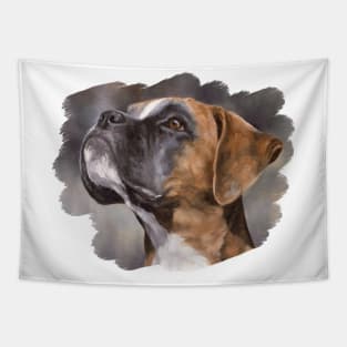 Boxer Painting Tapestry