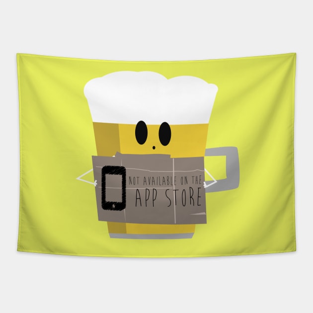 Beer: not available on the App Store Tapestry by Albaricoque