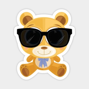 Cool Teddy Bear Magnet