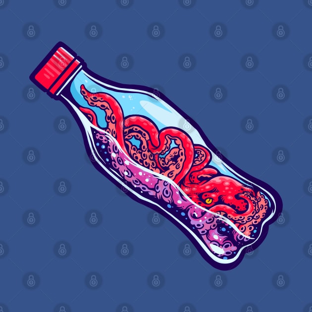 Octopus Bottle by machmigo