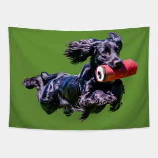 Flying Cocker Spaniel Tapestry