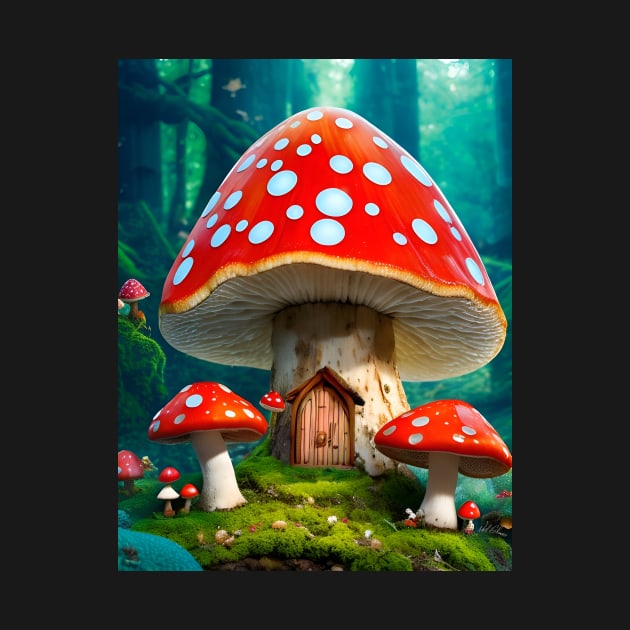 Fantasy Mushroom Art by NeilGlover