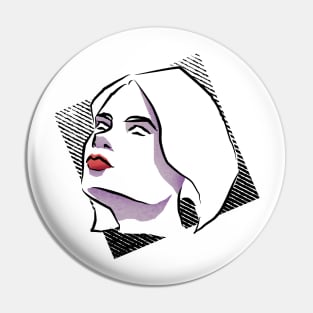 Minimalistic Woman Pin