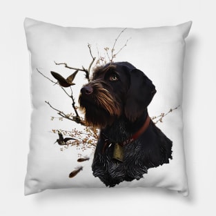 German Wirehaired Pointer Pillow