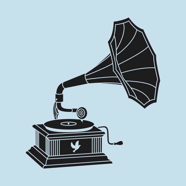 Vintage Gramophone (V2) by PlaidDesign