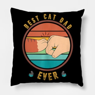 Best Cat Dad Ever Cat Daddy Father Day Po Pillow