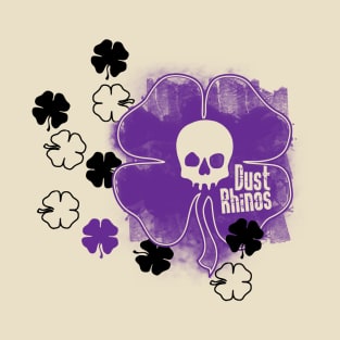 DR Skull and Shamrocks Purple T-Shirt