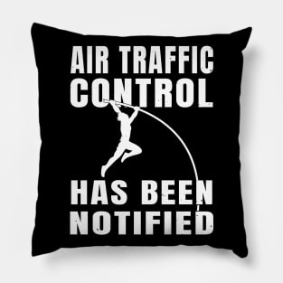 Pole Vault Air Traffic Control Athlete Gift Pillow