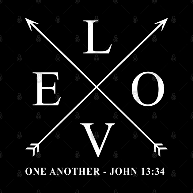 Love One Another John 13:34 by KA Creative Design