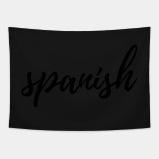 Spanish Binder Label Tapestry