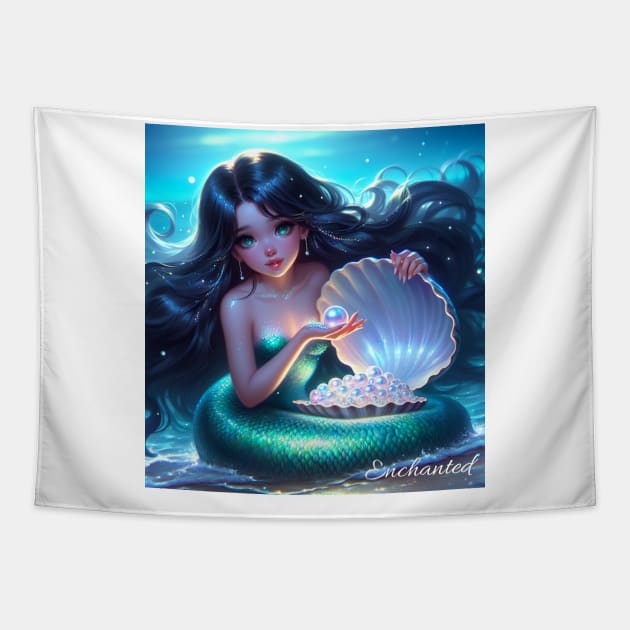 Enchanted Marmaid Tapestry by Mkt design