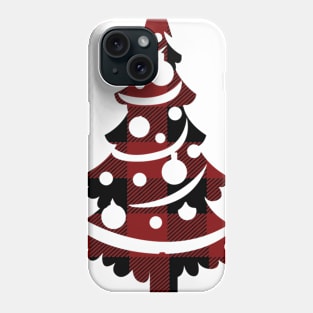 Christmas Plaid Tree Phone Case