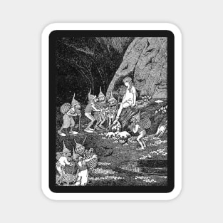 Elves and a Fairy - Ida Rentoul Outhwaite Magnet