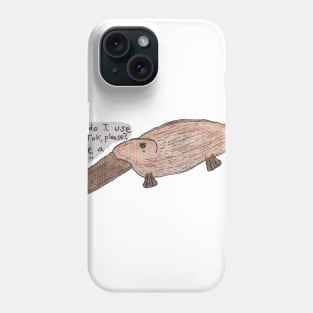 An Influential Platypus Phone Case