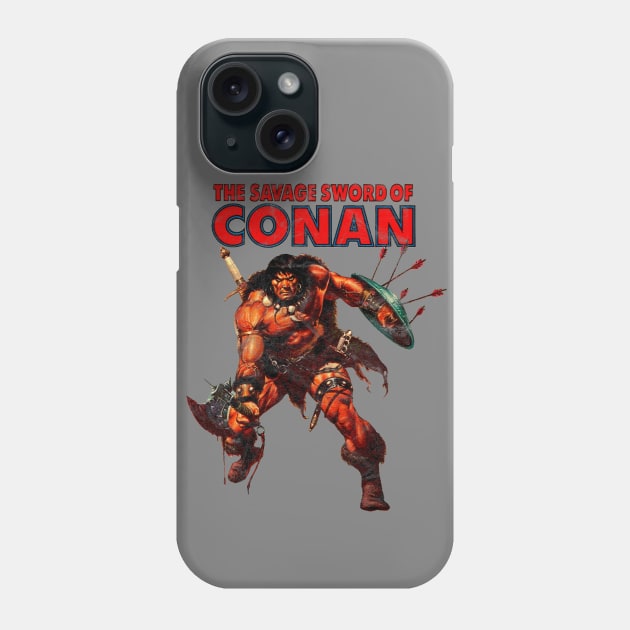 Savage sword (Distressed) Phone Case by OniSide