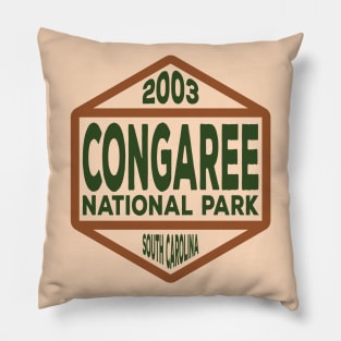 Congaree National Park badge Pillow