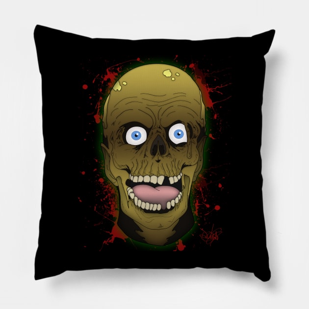 More Brains!!!!!! Pillow by schockgraphics