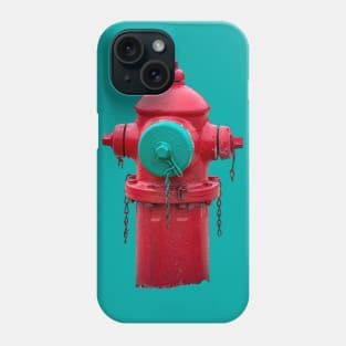 Red Traverse City Iron Works Smooth Hydrant Phone Case