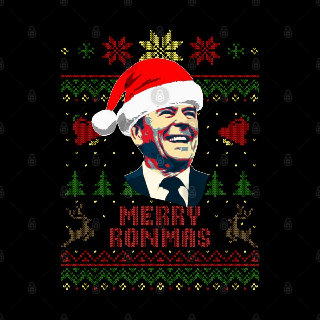 Ronald Reagan Merry Ronmas by Nerd_art