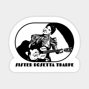 SISTER ROSETTA THARPE (Black Print) Magnet