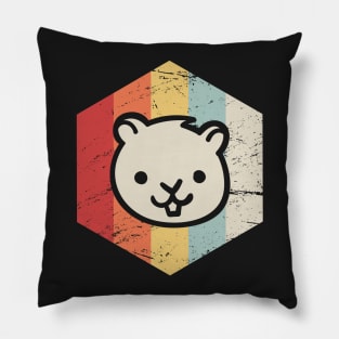 Retro 70s Gerbil Pillow