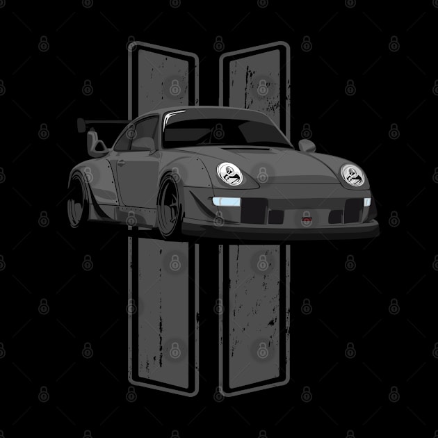 Automotive Apparel 911 933 RWB JDM Oldschool Tuning Car by Automotive Apparel & Accessoires